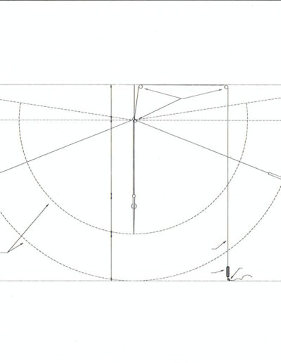 technical plan trapeze ballant